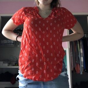 Orange/red blouse